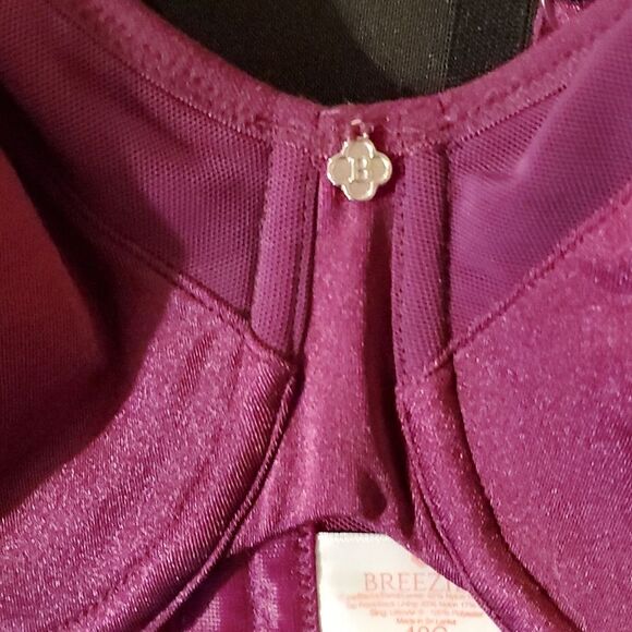 BREEZIES body Brillance Support BRA WINE 40C Underwire - Picture 4 of 6